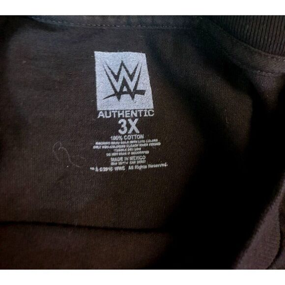 WWE Unleash The Big Dog T-Shirt 3X Black Graphic Cotton Crewneck Authentic Wear - Picture 6 of 7
